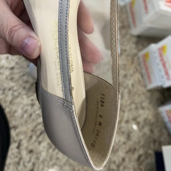 Vintage California Magdesians Women’s Mesh Leather Patchwork Wedge Heels Size 6M - Picture 8 of 14